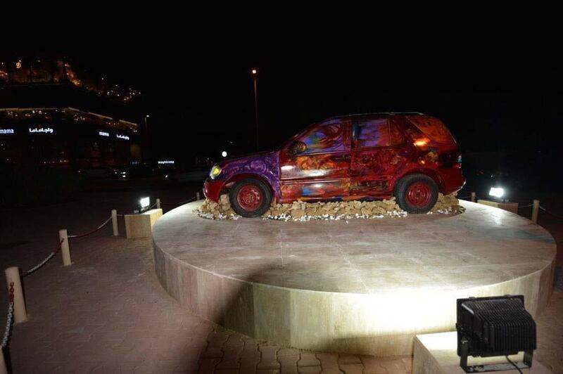 An art installation. Courtesy Makkah Province