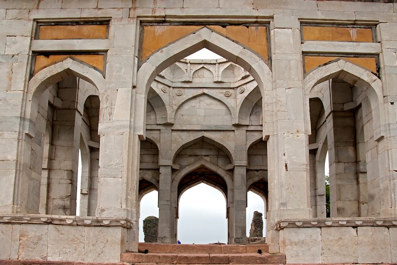 The multi-arched  Ashrafi Mahal