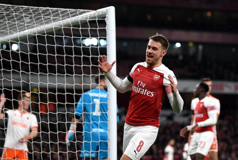 Aaron Ramsey is free to talk to clubs abroad in January.  Getty Images