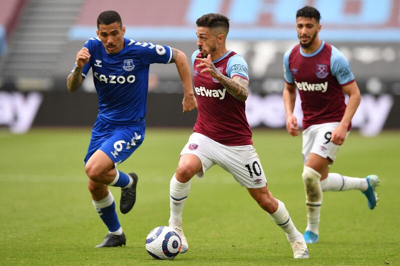 Allan - 8: Anchored the Everton midfield and consistently broke up West Ham's attacks. The Brazilian has some engine on him although rightly booked for taking out Bowen with 15 minutes left. AFP