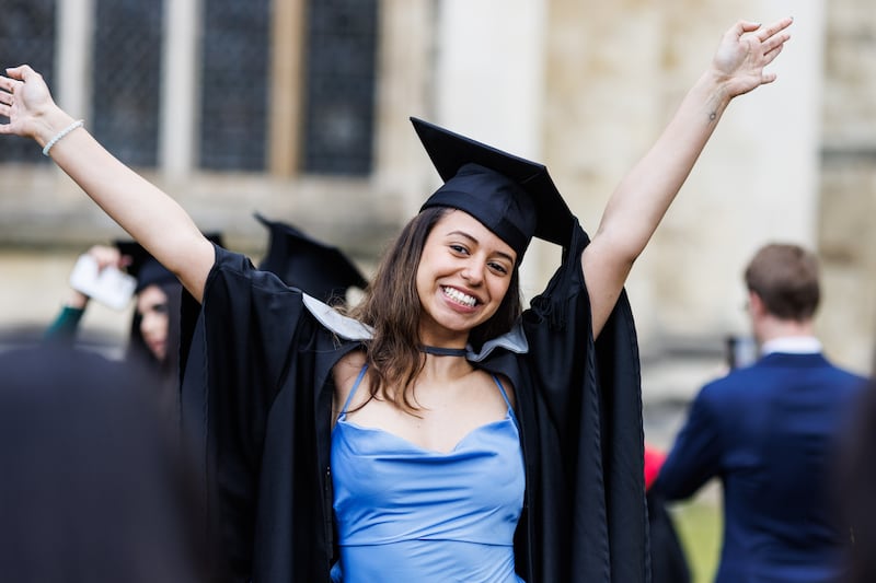 The class of 2020 and 2021 celebrate at their graduation ceremonies this month. Photo: University of Kent