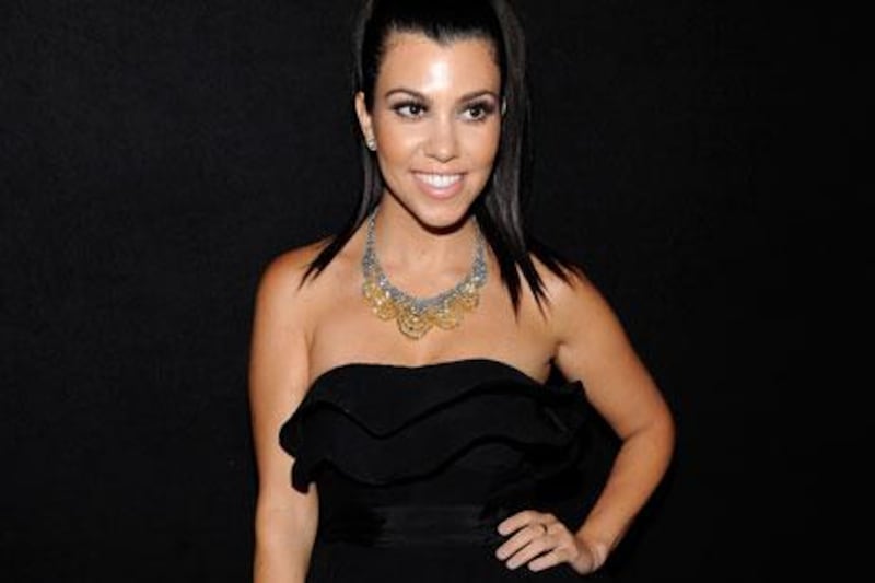 Kourtney Kardashian has refuted claims that she only gained 12kg while pregnant and lost it in a short period of time. Evan Agostini / AP Photo