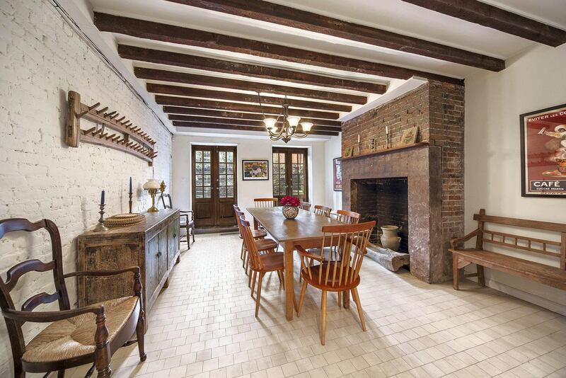 The dining room at 125 East 10th Street. Photo: Michael Weinstein 