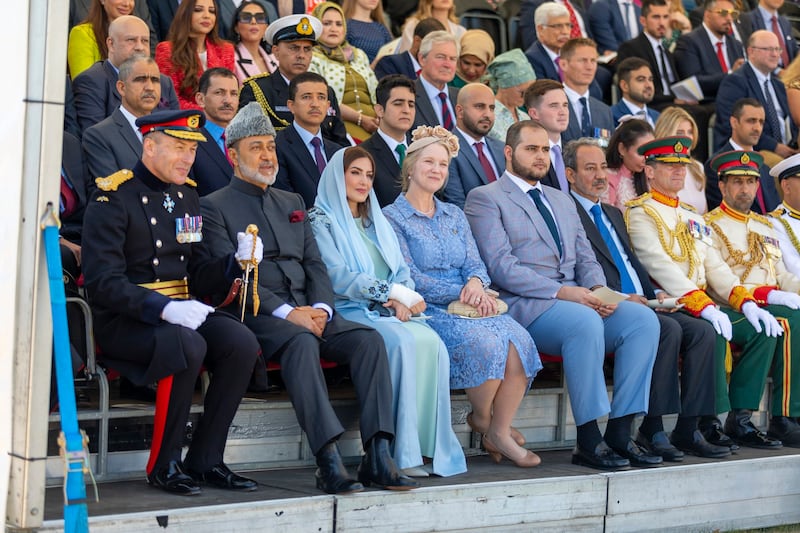Oman's Sultan Haitham attends the graduation ceremony at Sandhurst. All photos: @OmanNewsAgency Twitter