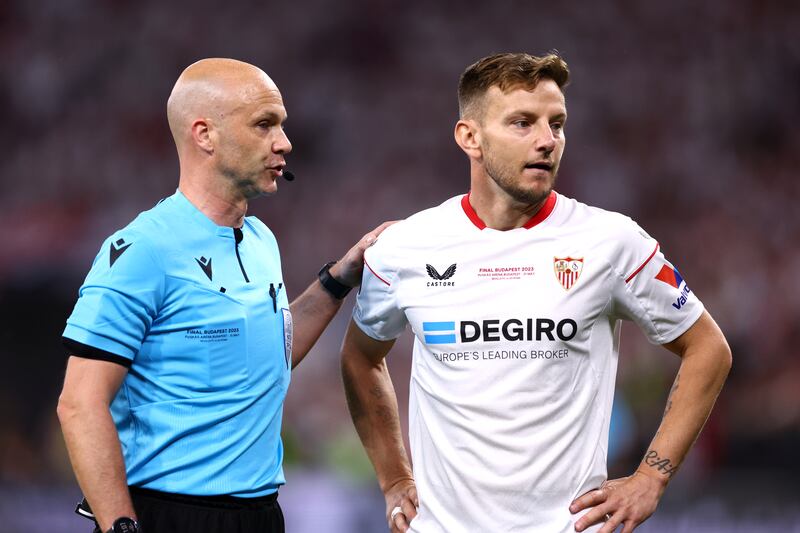Ivan Rakitic - 6. At fault for Roma’s opener as he lost possession to Matic in his own half. Went very close to making amends for his error when he crashed a first-time left-footed effort against the bar in first-half added time. Dispatched his spot-kick with great precision. Getty 