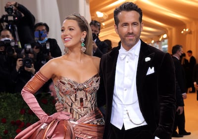 Blake Lively and Ryan Reynolds were among the first celebrities to donate to Ukraine after the Russian invasion. Reuters