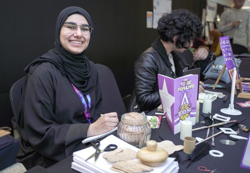 Dubai, United Arab Emirates, February 21, 2020.  
Cosplay at Esports Festival World Finals at Meydan Grandstand, Dubai.  Artist, Noora Alawad.
Victor Besa / The National
Section:  WK
Reporter:  None