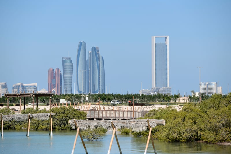 Abu Dhabi's non-oil GDP at constant prices reached Dh146 billion in the first quarter of 2023. Khushnum Bhandari / The National