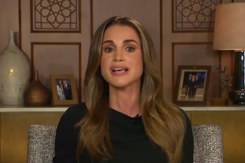 Queen Rania of Jordan said people in the region were 'shocked and disappointed by the world's reaction' to Israel's bombings of Gaza. Photo: CNN