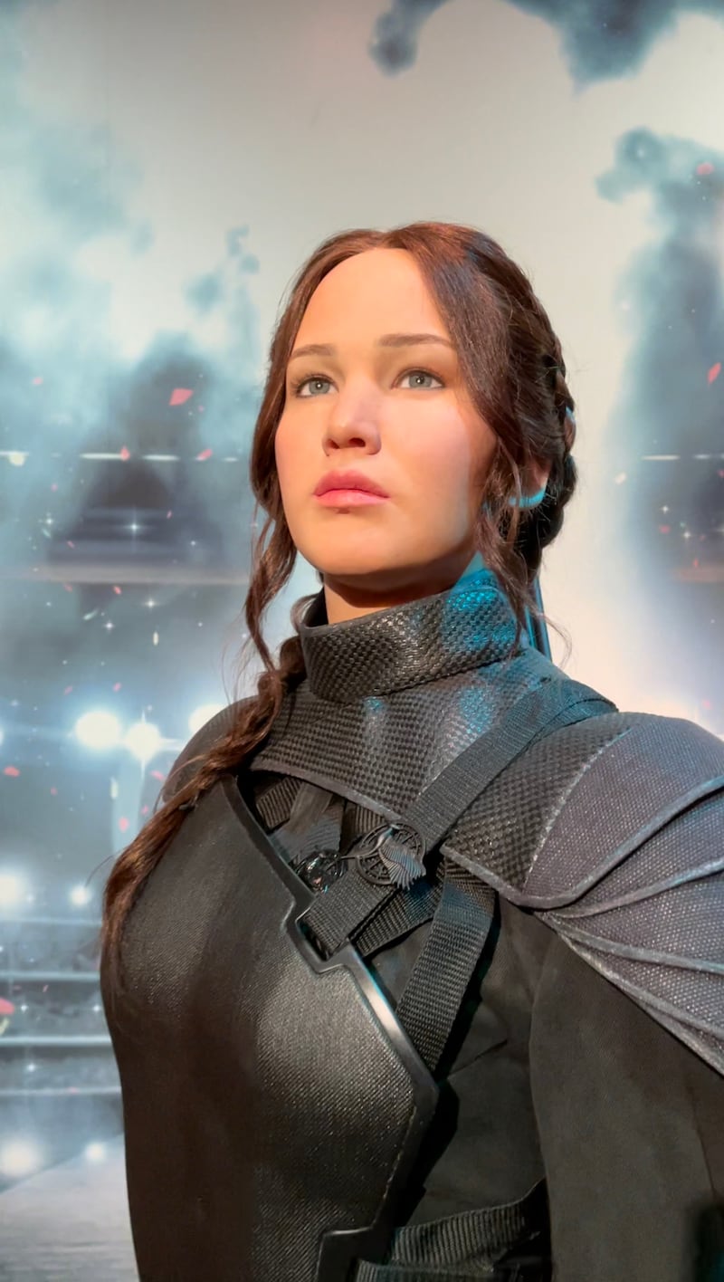 Jennifer Lawrence in character as Katniss Everdeen from 'The Hunger Games'