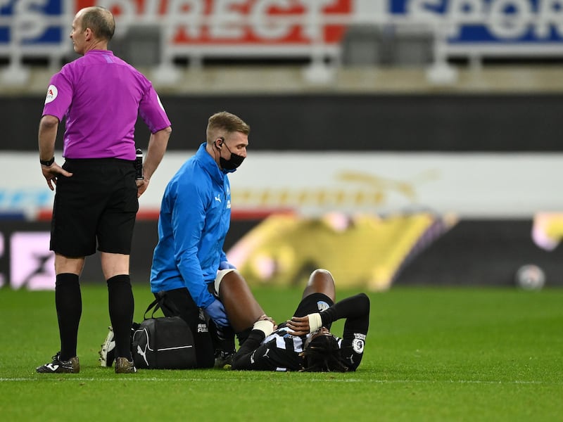 Allan Saint-Maximin - 7, Was such a threat throughout his time on the pitch, and was unlucky to be caught offside when he scored. Getty