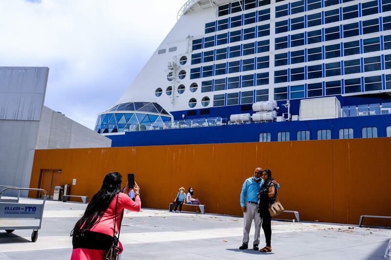According to Celebrity Cruises, 99 per cent of passengers on board were vaccinated. AFP