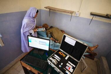 Using satellite technology provided by Yahsat, doctors are able to bring modern health treatment and diagnostics villagers in areas of Pakistan that can only be reach by foot