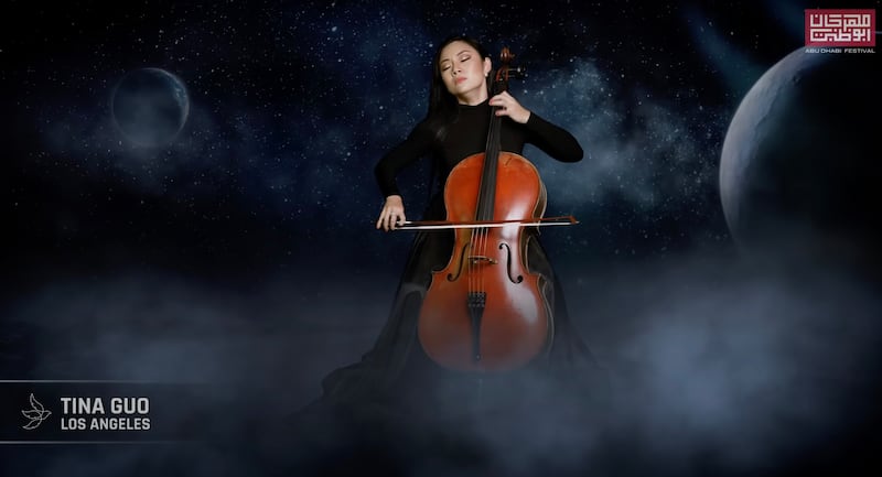 Cellist Tina Guo recorded her performance in Los Angeles