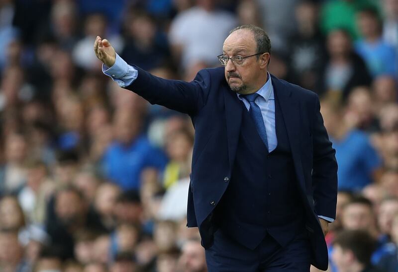 Rafael Benitez has seen his Everton go seven games without a win, taking a solitary point from the last six. Reuters