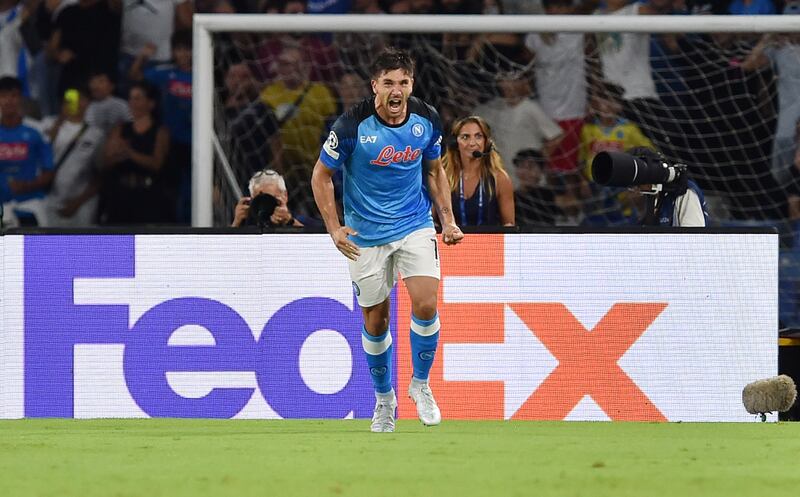 SUBS: Giovanni Simeone (Osimhen 41') - 7. The Argentine came off the bench when Osimhen limped off and scored within three minutes. He set up the fourth goal for Zielinski and led the line well. Getty