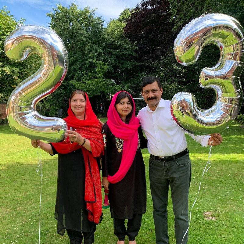Malala Yousafzai celebrated turning 23 alongside her friends and family. Instagram / Malala Yousafzai