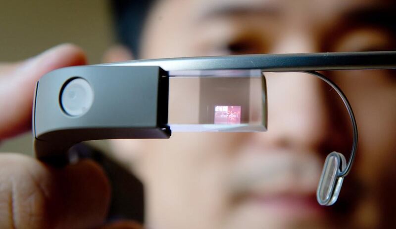 The Google Glass is already attracting growing numbers of third-party apps developers anxious to get a headstart in wearable computing. AP Photo / The Canadian Press, Darryl Dyck