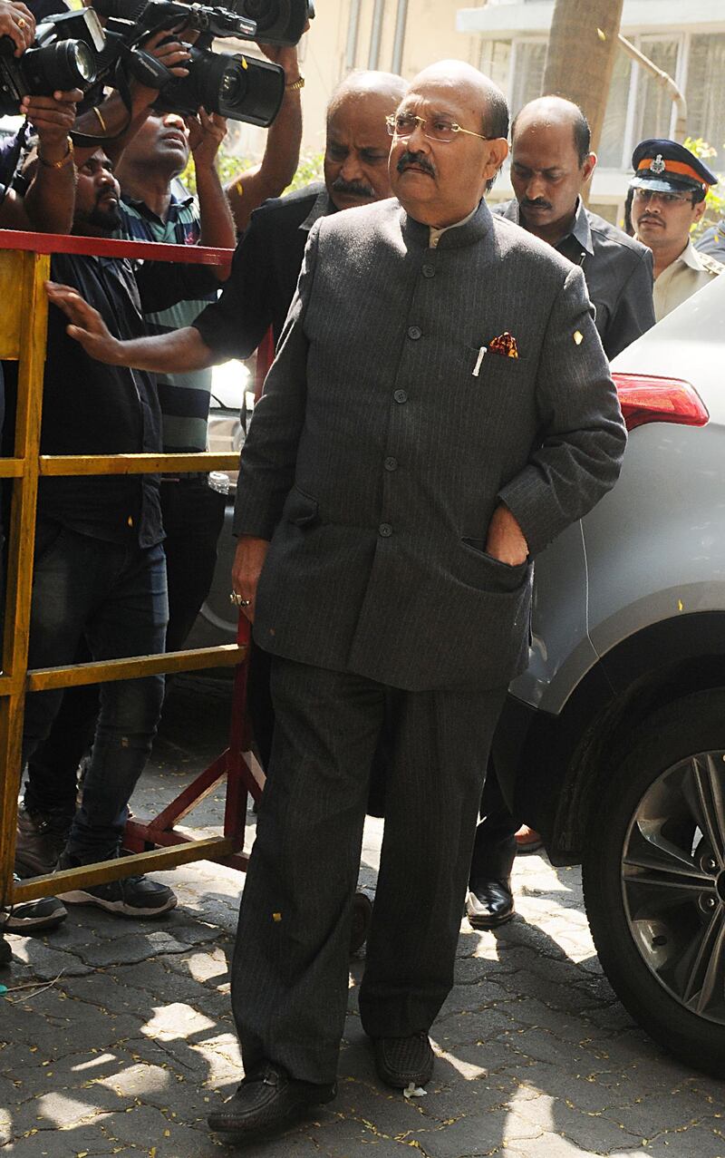 Indian politician Amar Singh. Sujit Jaiswal  / AFP Photo