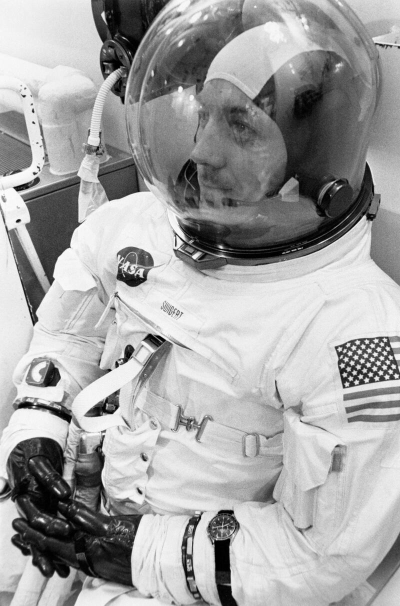 Mandatory Credit: Photo by Granger/Shutterstock (8700509a)
Jack Swigert (1931-1982). John 'Jack' Swigert Jr. American Astronaut. Photographed During The During The Apollo 13 Prelaunch Countdown, 11 April 1970.
Jack Swigert (1931-1982)
