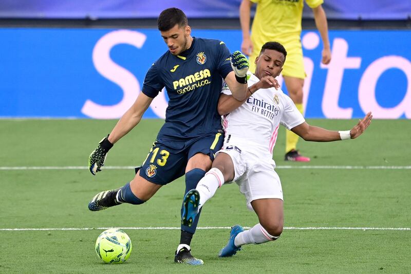 VILLARREAL RATINGS: Geronimo Rulli 6. The 29-year-old Argentine was beaten by a Benzema header – but the Frenchman was offside. Then made an error where he was closed down and the ball went to Benzema who shot wide. Finally beaten by Benzema after 87 minutes and then by Modric at the death. AFP