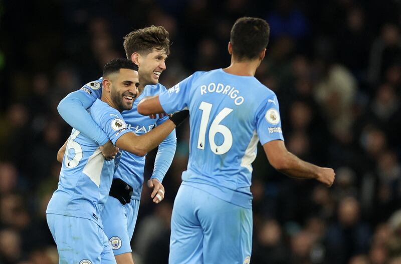 Mahrez completed a great afternoon for City. Reuters