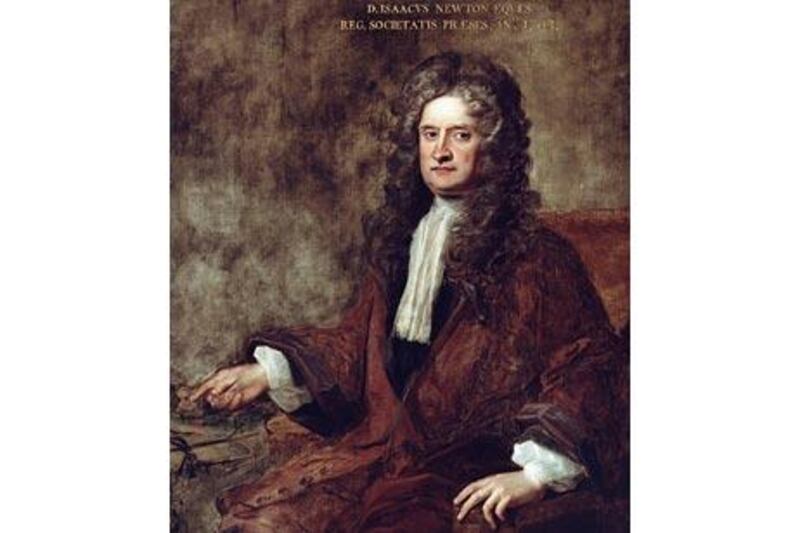 Sir Isaac Newton told his friend William Stukely about the falling apple in the orchard in 1727, well after the fact.
