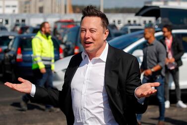 Tesla chief executive Elon Musk has overtaken Bill Gates as the world's second-richest person. AFP 