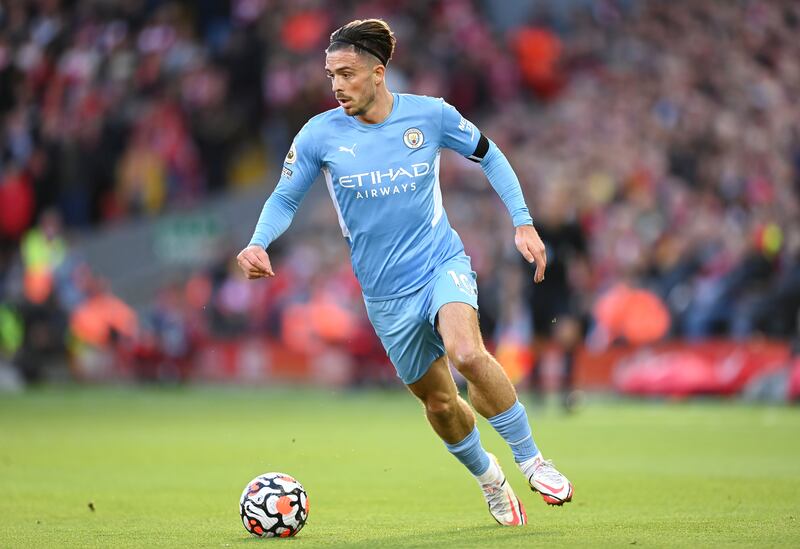 Jack Grealish - 4. The 26-year-old was deployed up the middle to start the game and found it hard to get into the action. He was taken off with 24 minutes to go and replaced by Sterling. Getty Images
