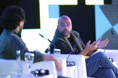 Mo Gawdat at the International Congress of Arabic Publishing and Creative Industries event in Abu Dhabi. Photo: Arabic Language Centre