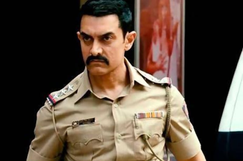 A scene from the film Talaash starring Aamir Khan. The film is the latest in a long history of Bollywood movies based on the police force.