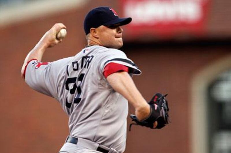 Jon Lester pitched for his victory in four starts this month. Robert Galbraith / Reuters