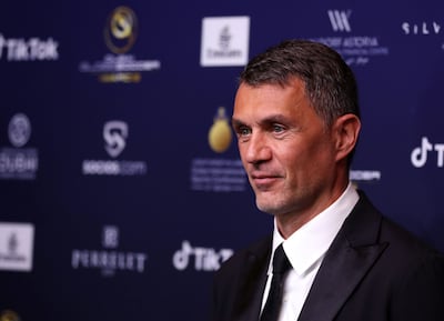Best Sporting Director of the Year was awarded jointly to technical director Paolo Maldini and sport director Frederic Massara for their work at the Italian club AC Milan. Chris Whiteoak / The National