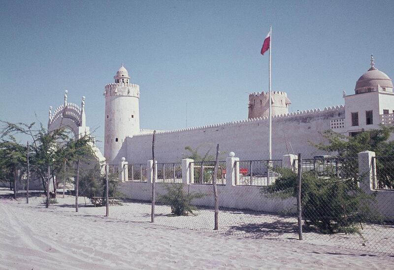 Historic photo of the Qasr Al Hosn  fort in Abu Dhabi, UAE
from the Edward Wilson collection

credit: Col. Edward Wilson Â© TCA Abu Dhabi