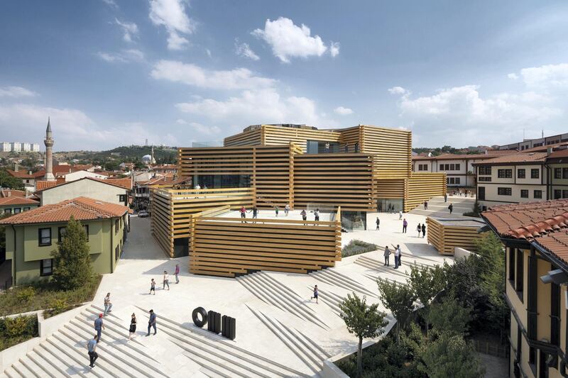 The Odunpazari Modern Museum is located in the northwestern Turkish city of Eskisehir. Courtesy NAARO
