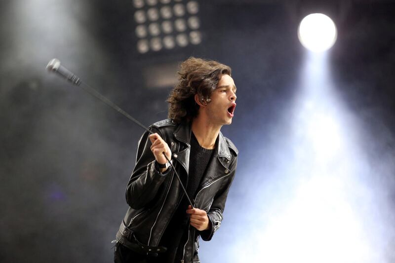 Mandatory Credit: Photo by Leszek Szymanski/EPA/Shutterstock (8318004ba)
Singer and Guitarist Matthew Healy of British Band the 1975 Performs on Stage During the Orange Warsaw Festival 2014 at the National Stadium in Warsaw Poland 15 June 2014 the Event Runs From 13 to 15 June Poland Warsaw
Poland Music - Jun 2014
