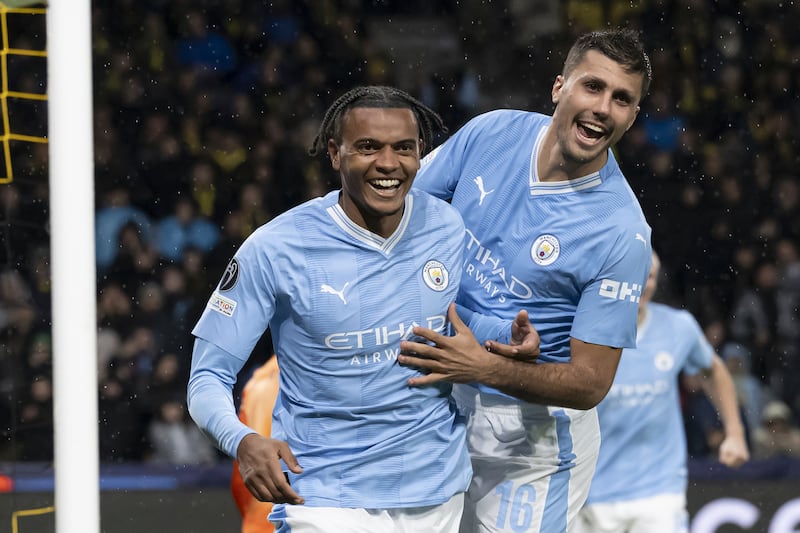 Manuel Akanji says he is happy to play any position as Manchester City fight on three trophy fronts. AP