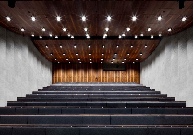 The James-Simon-Galerie's auditorium. Photo: Ute Zscharnt / David Chipperfield Architects