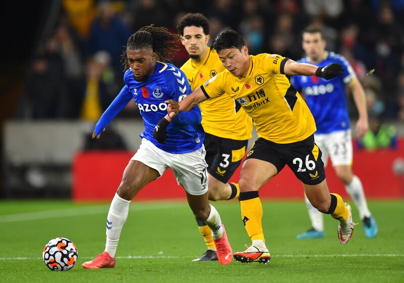 Alex Iwobi - 6: Had Everton’s first touch in the opposition box after 26 minutes but couldn’t pick out Gray. Fair to say he isn't a fans' favourite on Merseyside but fired Everton back into game with first-time finish after 65 minutes. Reuters