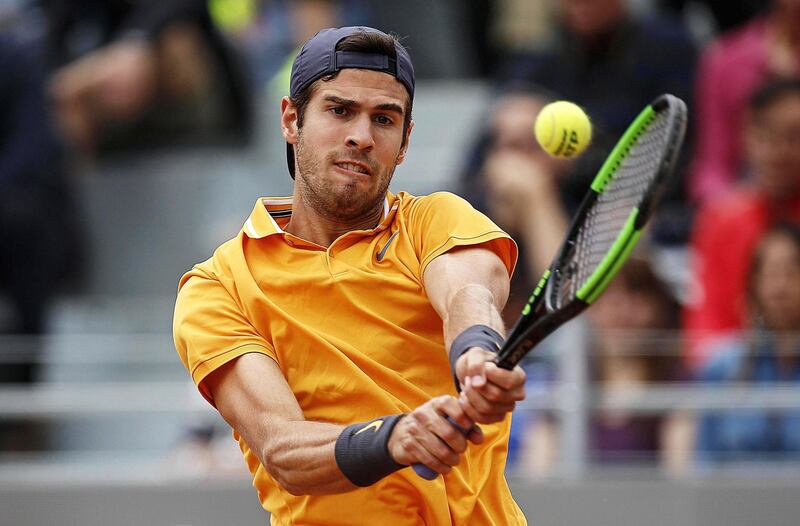 Karen Khachanov. The 23-year-old Russian is one of the most exciting talents to come through on the ATP Tour in recent years, but has not been at his best for much of the season. His power and heavy-hitting style is not entirely suited to clay, but the world No 11 and Paris Masters champion should have few problems in the first round against Germany's Cedrik-Marcel Stebe. EPA