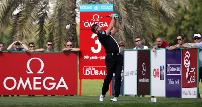 DUBAI, UNITED ARAB EMIRATES - FEBRUARY 03:  Rober Rock of England during the final round of the Omega Dubai Desert Classic on February 3, 2013 in Dubai, United Arab Emirates.  (Photo by Ross Kinnaird/Getty Images) *** Local Caption ***  160583894.jpg