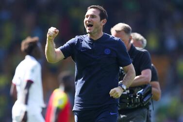Frank Lampard and Chelsea are set for a second successive Premier League win. Getty 