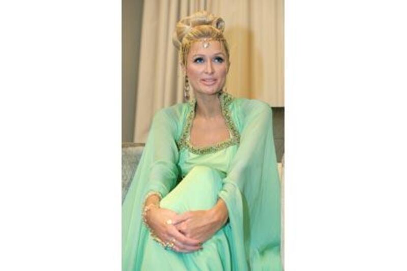 Paris Hilton, seen here during the filming of the as-yet-unaired UAE version of her show <i>My New BFF</i>.