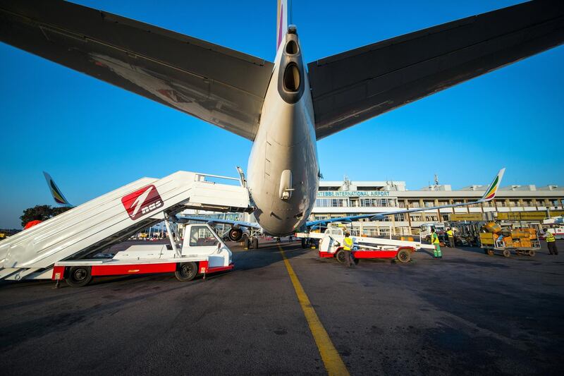 NAS operations at Entebbe International Airport in Uganda. Courtesy NAS Group