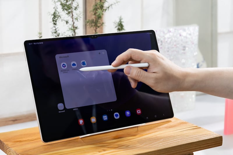 The Galaxy Tab S9+ series comes with a stylus