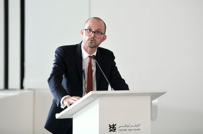 Manuel Rabate has been the director of Louvre Abu Dhabi since it opened in 2017. Khushnum Bhandari / The National
