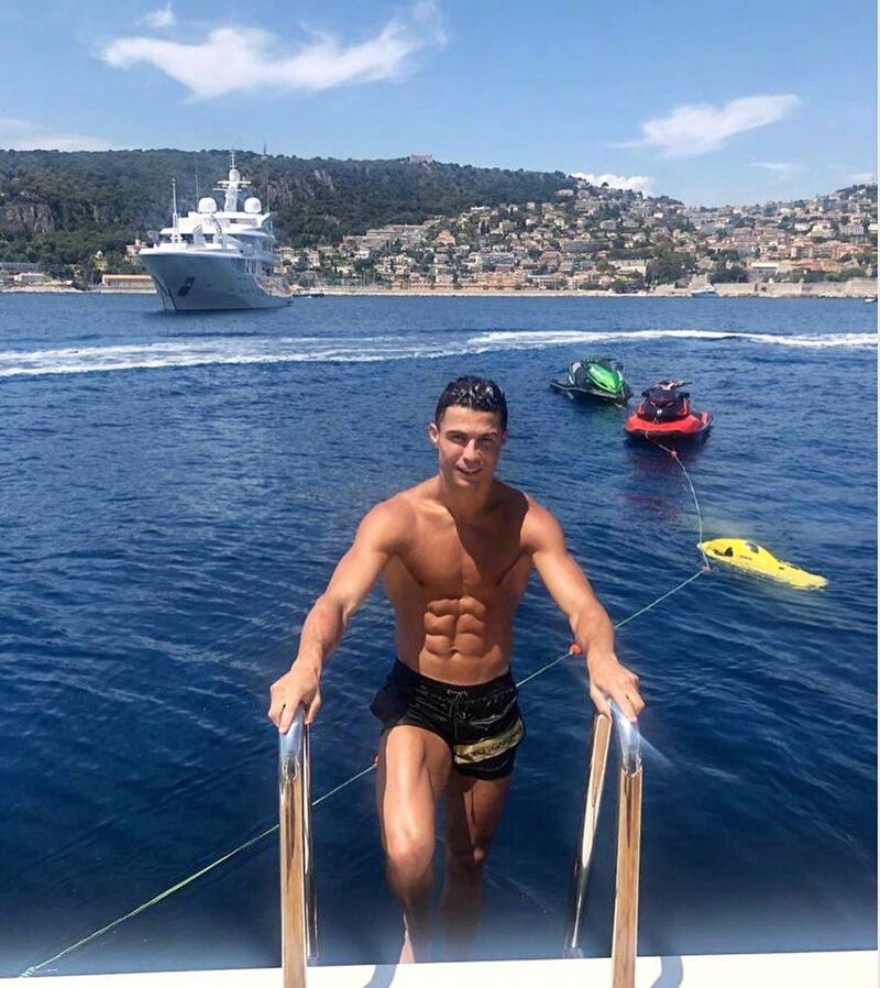 Here's Ronaldo again. Instagram/ @cristiano