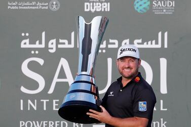 Irish golfer Graeme McDowell won the Saudi International by two shots on Sunday. AP