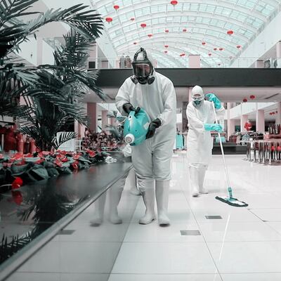 Nakheel increased sanitisation at all of its malls, including Dragon Mart 2, in anticipation for reopening. Photo courtesy Nakheel