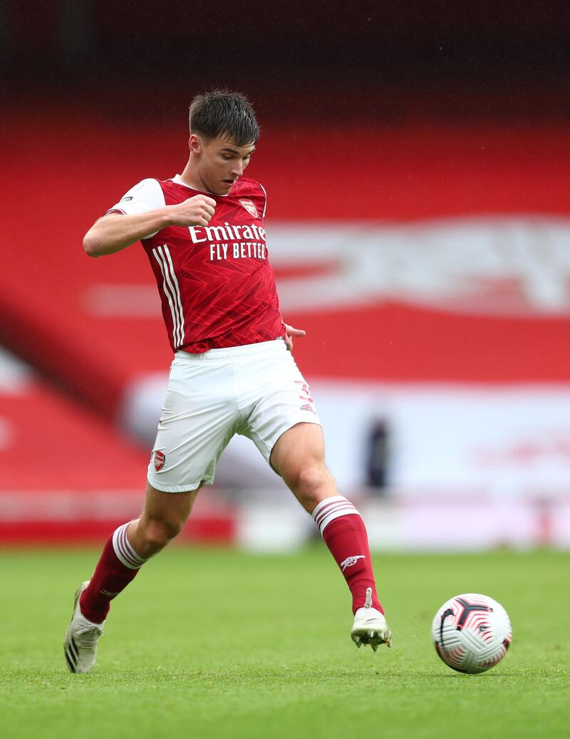 Kieran Tierney - 7: Some dangerous crosses from left as Arsenal tried to build-up some pressure during first half. Gave McGoldrick too much space as he allowed the Sheffield United attacker curl home a late goal. Getty